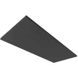 ISOLED Akustikabsorber H25 für Leuchtenrahmen mit Innenformat 592x1500mm schwarz