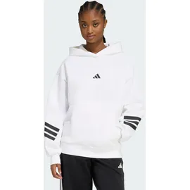 adidas Future Icons 3-Streifen, Hoodie - White