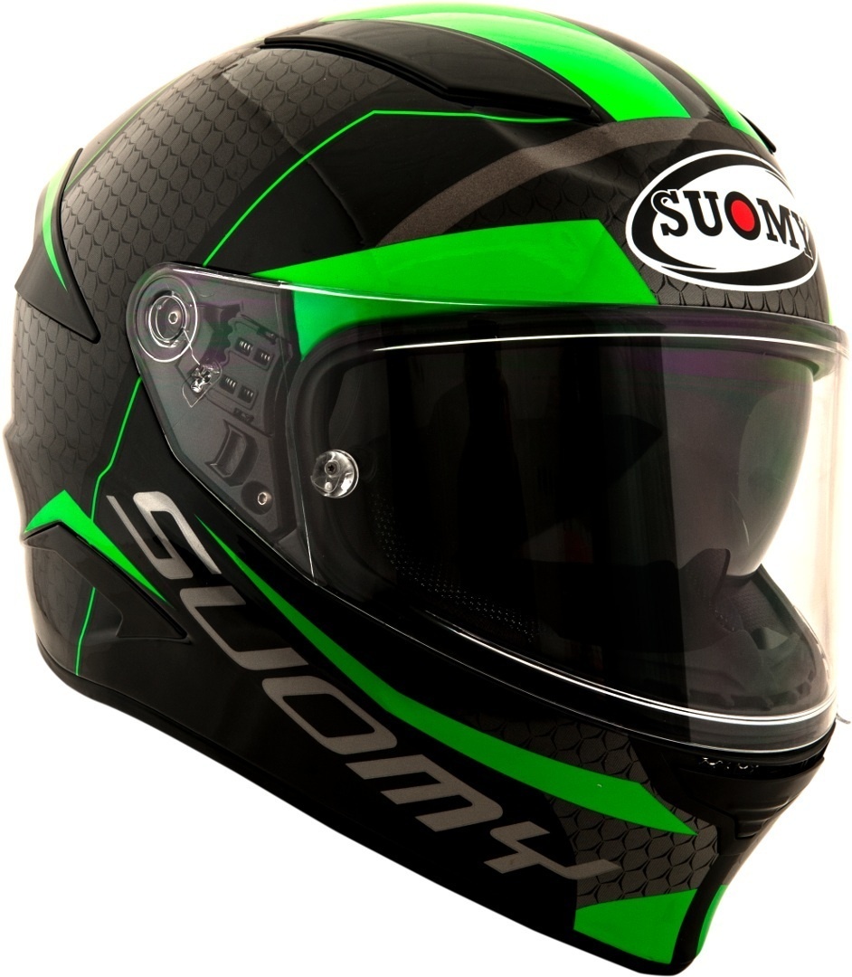 Suomy Speedstar Rap Helm, schwarz-grün, Größe XS