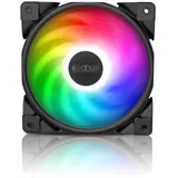 PCCOOLER GI-CX240 ARGB AIO, CPU Wasserkühler, Schwarz