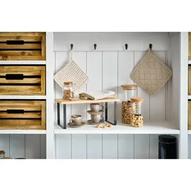 Zeller Vorratsglas mit Bambusdeckel 1400 ml