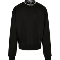 Starter Black Label Herren Sweatshirt Starter Jaquard Rib Crewneck, Farbe Black, Größe XL