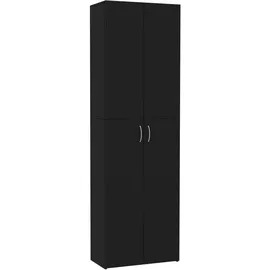 vidaXL Büroschrank 60 x 32 x 190 cm Schwarz