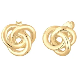 Elli Stecker Knoten Knot Basic Klassisch 925 Silber goldfarben Damen 