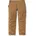 Cargo Dungaree Relaxed Straight Hosen Braun W30 L32