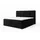 A&J MöbelLand Boxspringbett 120 x 200 cm Schwarz