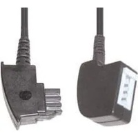 E+P Elektrik e+p T 25 Telefonkabel 10 m Schwarz