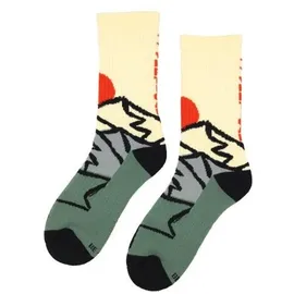 YY Vertical Vertical Mountain Origins Socken 2er Pack Schwarz 43-46