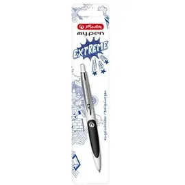 Herlitz Kugelschreiber my.pen Weiß/Schwarz 0,4 mm 1 St.