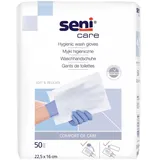 Seni Care Waschhandschuhe unfoliert 50 St Handschuhe