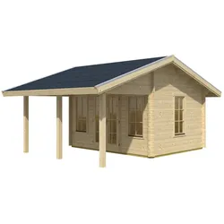 Skan Holz 45 mm BBH Luzern-Basisdach mit Dachlatten