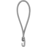 Bradas Spanngummi mit Haken in Grau 25 cm