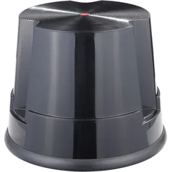 Rollhocker Kunststoff, 1 Stufe, Kunststoff|PP, schwarz