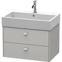 Duravit Brioso Waschtischunterbau BR415400707 684x459mm, Betongrau Matt, 2 Auszüge