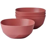 Mepal Silueta Schale 750 ml 4er Set Vivid Mauve