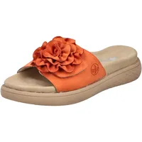 Rieker Damen V1562 Pantolette, Orange, 36 EU