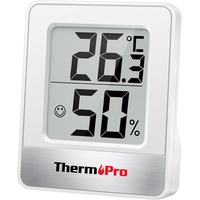 ThermoPro TP49 digitales Mini Thermo-Hygrometer Thermometer Hygrometer weiß