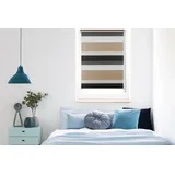 MYDECO Doppelrollo Just-Triple 60 x 160 cm braun/weiß