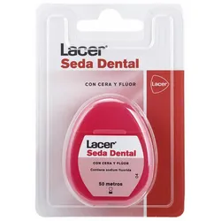 Zahnseide Lacer Triclosan (50 m) Fluor