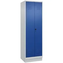 C+P Classic PLUS Putzmittel-Spind 1950x600x500 lichtgrau/enzianblau