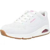 SKECHERS Uno - Stand on Air Weiß/Hot Rosa 36