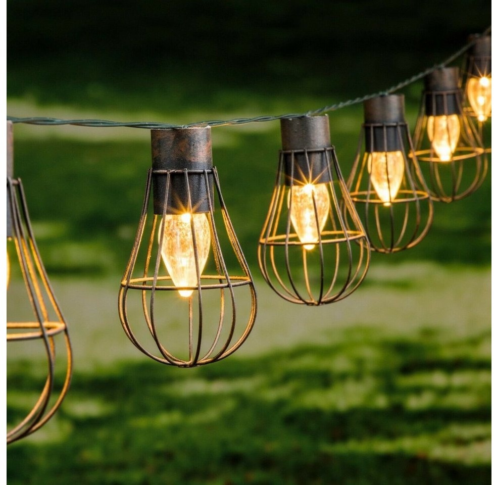 100-500 LED Solar Lichterkette Garten Außen Outdoor Beleuchtung Lampe Party DHL