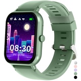 JUBUNRER Smartwatch Kinder Jungen Mädchen Kinderuhr Herzfrequenz Schlaf Schrittzähler Wecker Sport Spiel IP68 Wasserdicht Fitness Tracker Fitnessuhr Kinder Uhr Smart Watch Kids für Teenager Geschenke