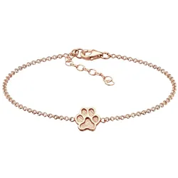 Elli Elli Armband Pfote Symbol Hund Katze Tierfreund 925er Silber Armbänder & Armreife   Damen 