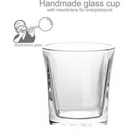 Intirilife Whiskyglas Kristallglas 0,26 l 2 St.