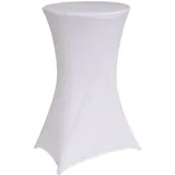 Trutzholm Stehtisch Bistrotisch Ø 60 cm klappbar weiß