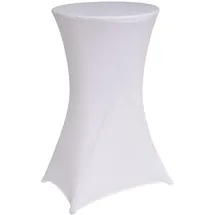 Trutzholm Stehtisch Bistrotisch Ø 60 cm klappbar weiß