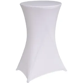 Trutzholm Stehtisch Bistrotisch Ø 60 cm klappbar weiß