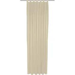 Vorhang WIRTH "Trondheim B", beige (natur), B:132cm H:205cm, Polyacryl, Gardinen, nach Maß