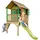 Axi Spielhaus Laura 318 x 272 x 191 cm Holz Braun/Grün
