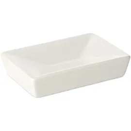 Tatay Thai - Seifenschale, Keramik, Weiß, 12 x 7,8 x 3 cm