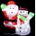 Lex LED Santa Claus mit Schneemann 90 LEDs