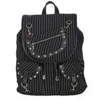 Banned Yamy Pinstripe Rucksack Punk Nugoth Goth Arbeit -