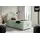Best For Home Boxspringbett mit Bettkasten Trinity K11-SINGLE 100x200 Bonellfederkern inkl. Topper | Mintgrun | Grün
