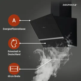 Respekta CH 24060 SAM Kopffreihaube 60 cm schwarz
