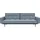 Innovation Living Sofa Splitback Polyester 242 x 79 x 99 cm Blau