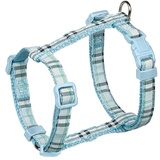 Nobby Geschirr Tartan, hellblau Brust 20-35 cm, B: 10 mm, 1 Stück