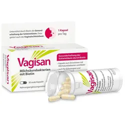 Vagisan Milchsäurebakterien mit Biotin Kapseln