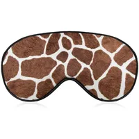 Lustige Schlafmaske für Damen und Herren, Tier-Giraffen-Druck, weiche Augenbinde, Augenmaske zum Schlafen, verstellbares elastisches Band, Verdunkelungs-Schlafabdeckung, Augenschutz für Reisen, Schl