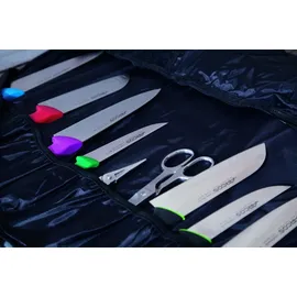 Arcos Messer Roll Bag - Messer Rolltasche zu 12 Stück - 100% Polyester 730 x 510 mm - Farbe Schwarz (Messer Nicht ENTHALTEN)