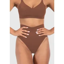 SMILODOX Mid Waist String Nysa Braun S