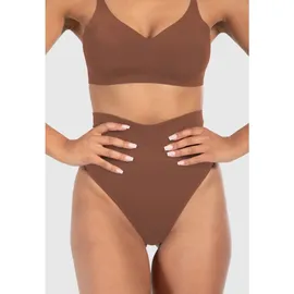 SMILODOX Mid Waist String Nysa Braun S