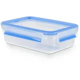Emsa Clip&Close rechteckig 800ml Aufbewahrungsbehälter blau