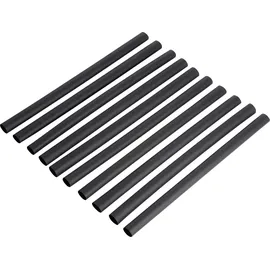DSG CANUSA 2810032952CO Schrumpfschlauchsortiment Schwarz 3.20 mm 1.60 mm Schrumpfrate:2:1 10 St.
