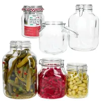 Mambocat 6tlg Set PRIMA Vorratsglas 1L 2L 4,25L Bügelverschluss