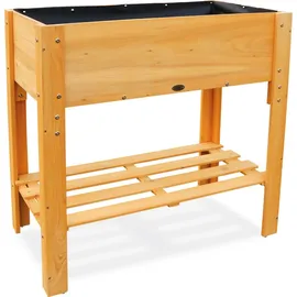 HABAU Hochbeet Hanna 80 x 40 x 79 cm Hellbraun